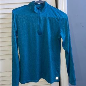 blue quarter zip